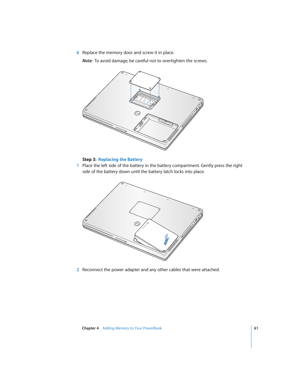 Apple PowerBook G4 (15-inch, Double Layer Super Drive) User Manual | Page 61 / 112