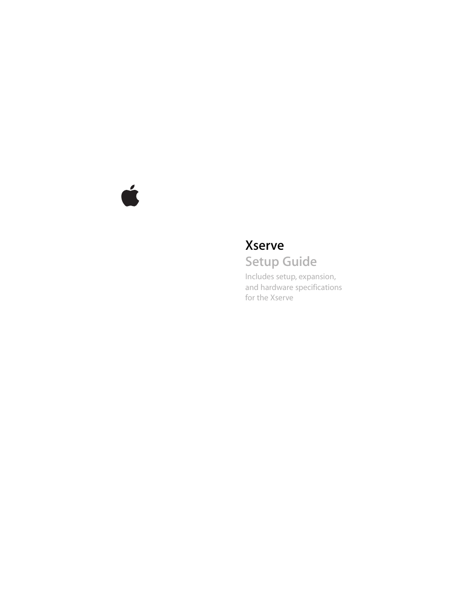 Apple Xserve (Early 2008) User Manual | 60 pages