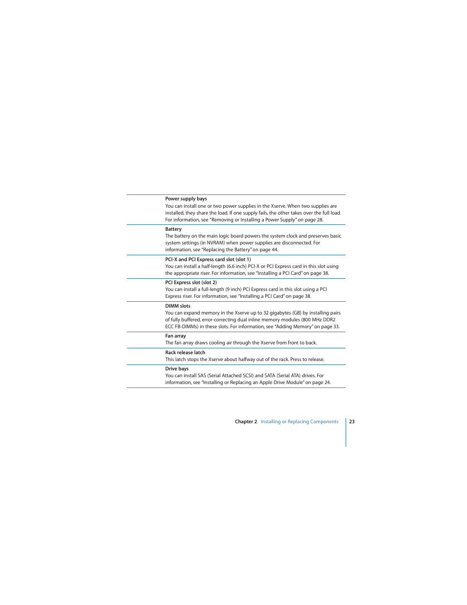 Apple Xserve (Early 2008) User Manual | Page 23 / 60