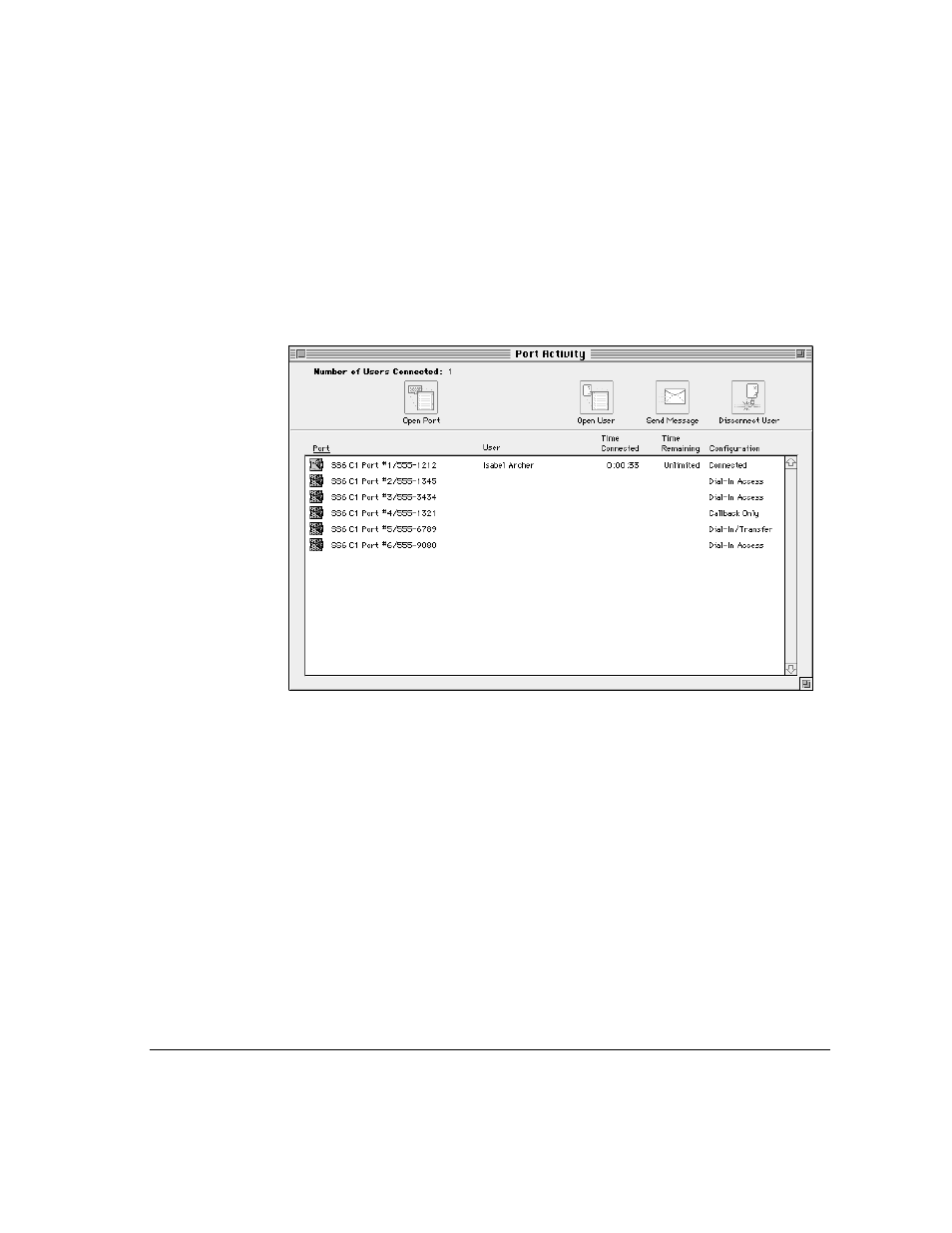 Apple Remote Access MultiPort Server User Manual | Page 75 / 113