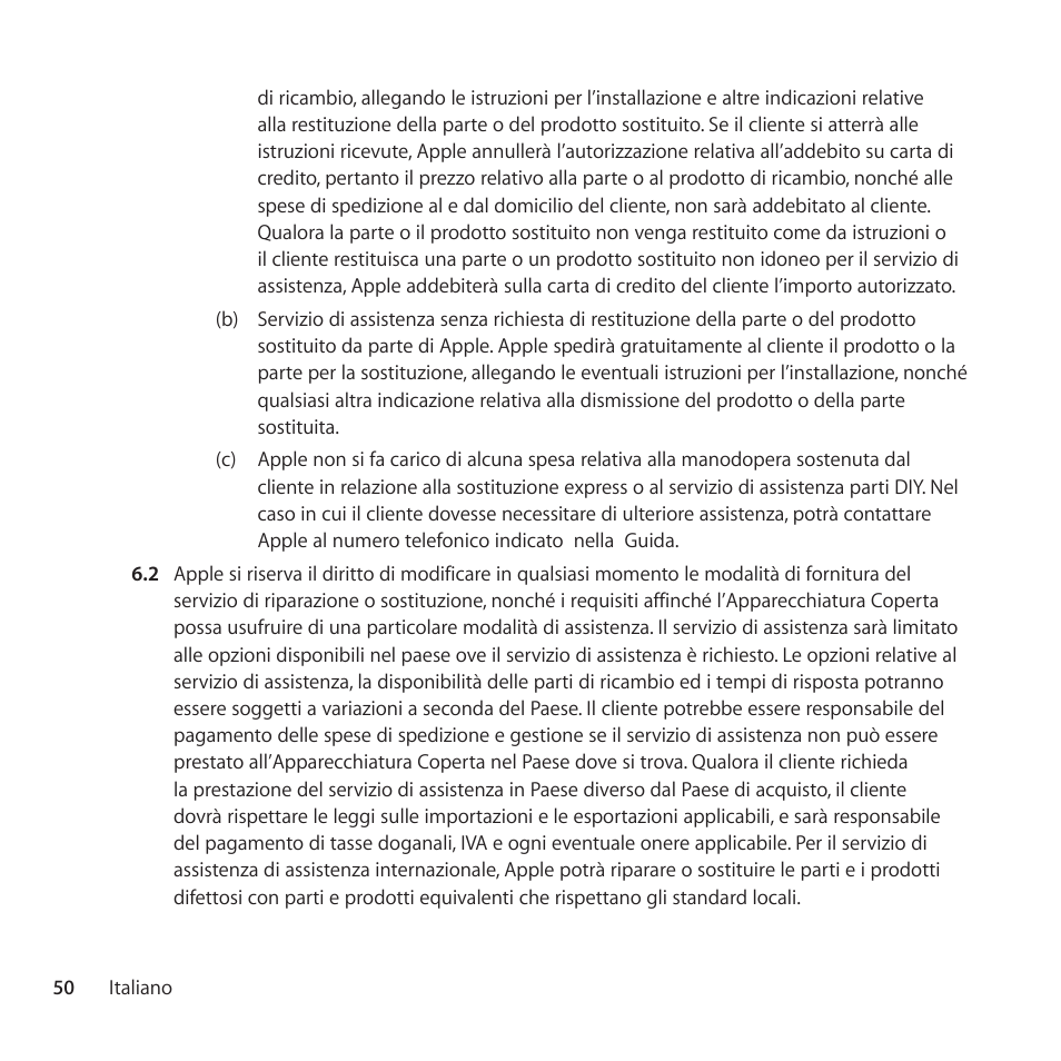 Apple AppleCare Protection Plan for iPad User Manual | Page 50 / 96