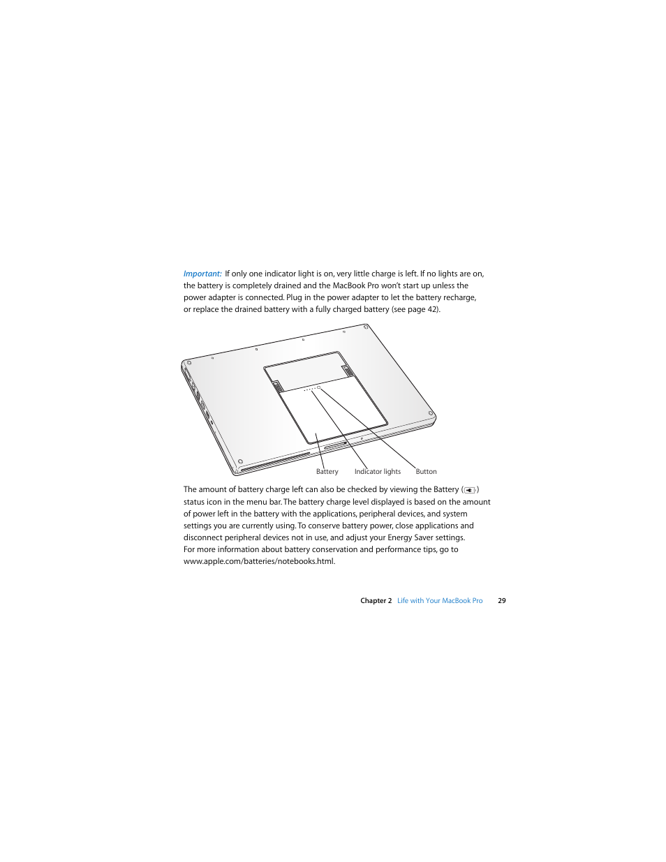 Apple MacBook Pro (Early 2008) User Manual | Page 29 / 80