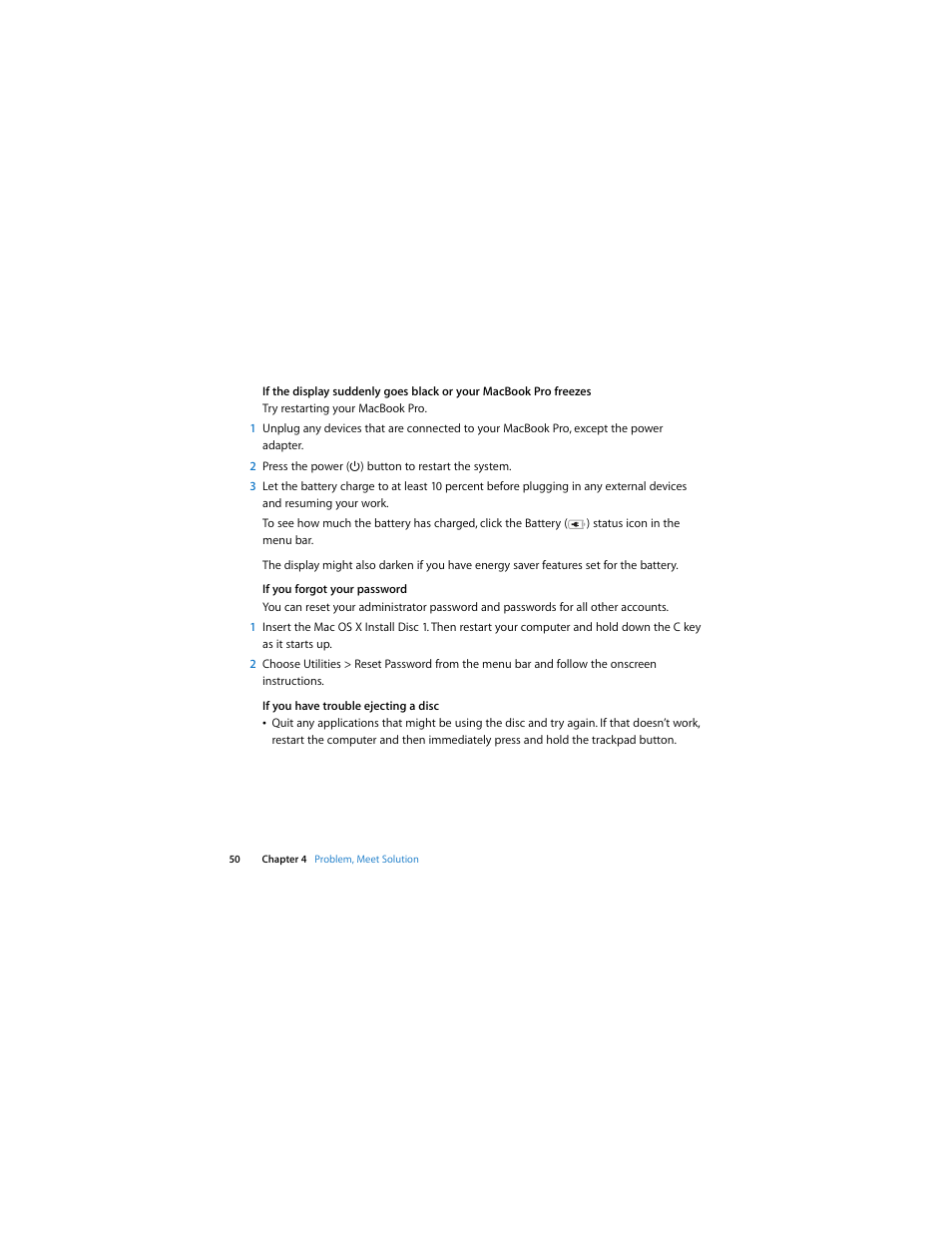 Apple MacBook Pro (Early 2008) User Manual | Page 50 / 80