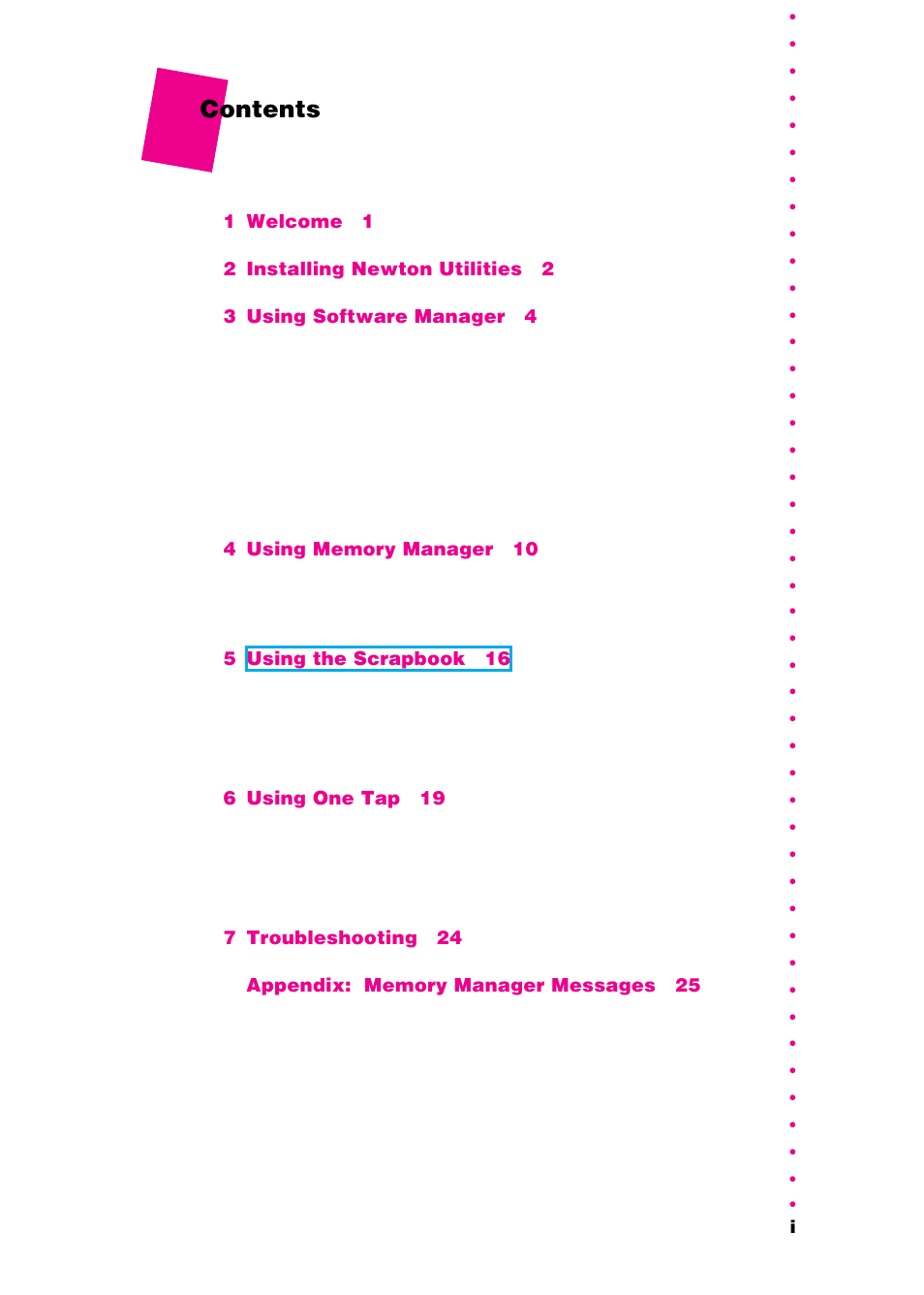 Apple Newton Utilities User Manual | Page 2 / 33