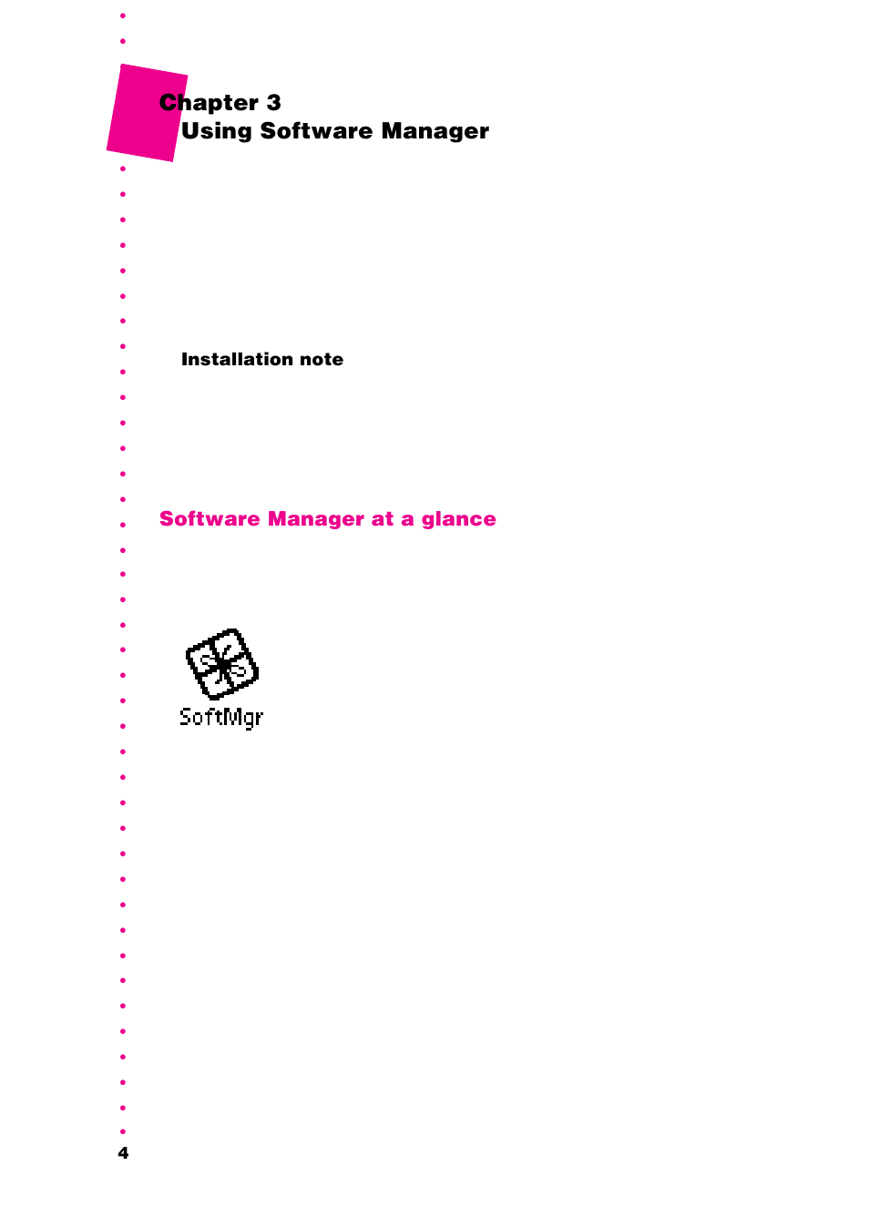 Chapter 3 using software manager | Apple Newton Utilities User Manual | Page 7 / 33