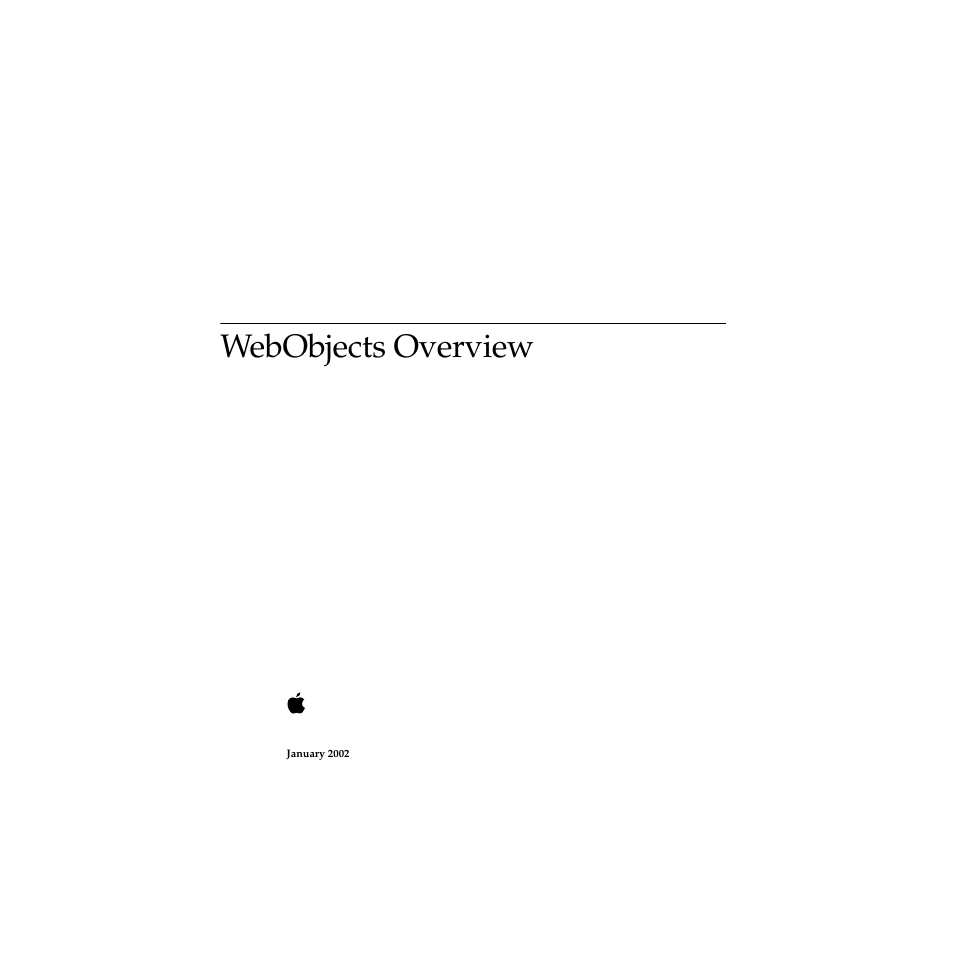 Apple WebObjects 5 User Manual | 108 pages