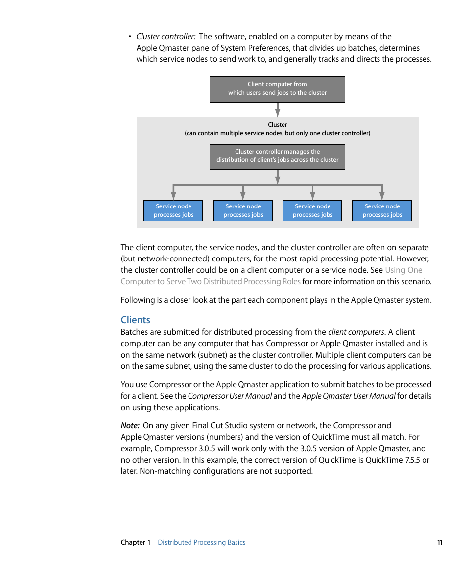 Clients | Apple Qmaster 3 User Manual | Page 11 / 94