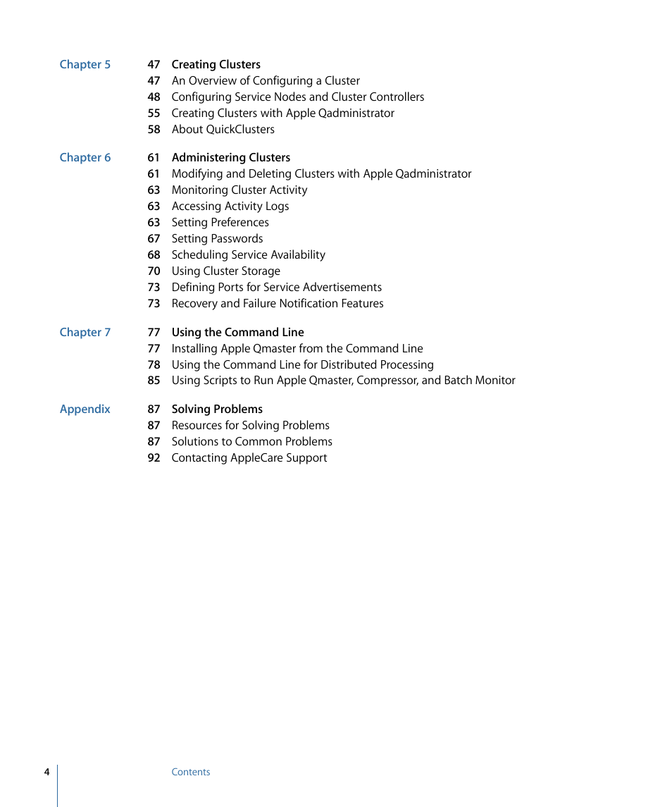 Apple Qmaster 3 User Manual | Page 4 / 94