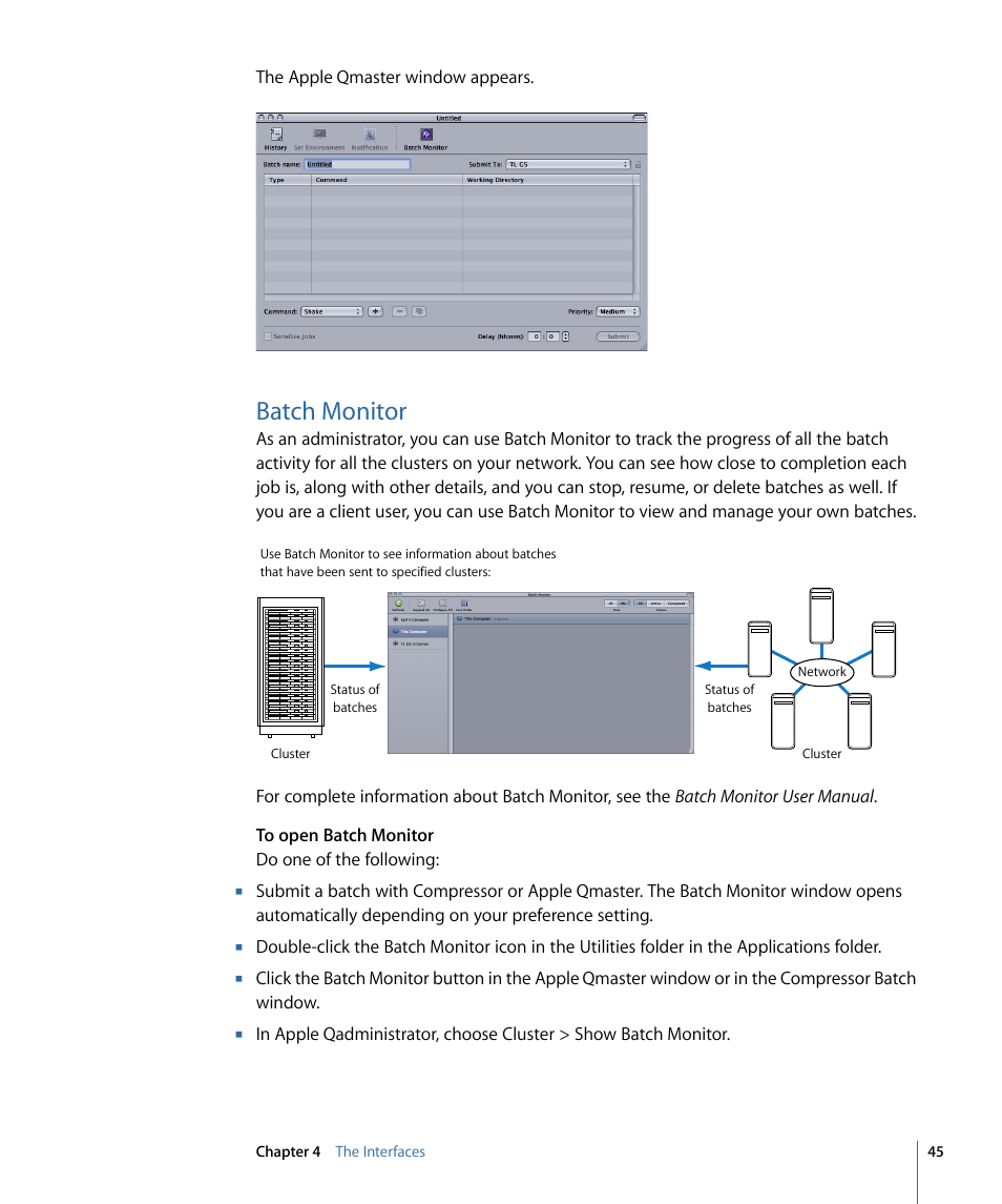 Batch monitor | Apple Qmaster 3 User Manual | Page 45 / 94