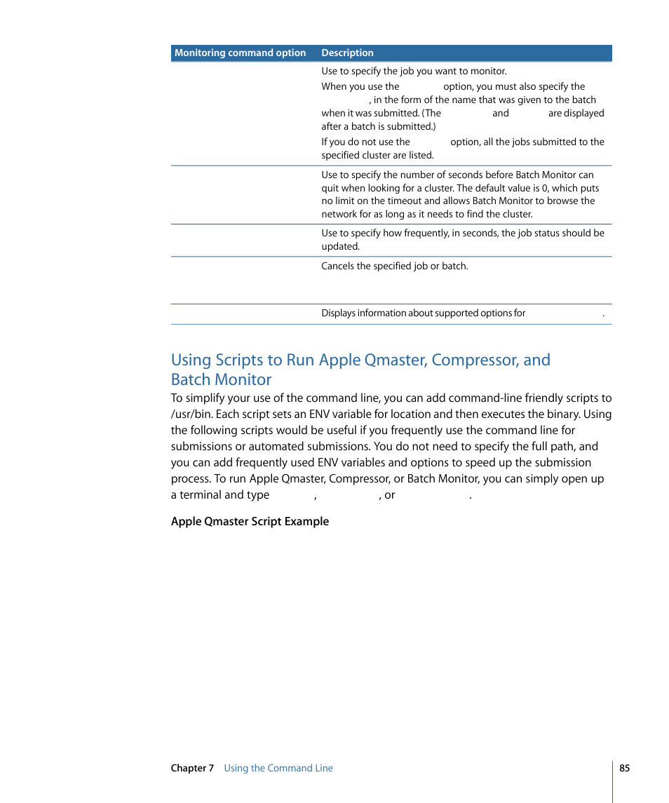 Apple Qmaster 3 User Manual | Page 85 / 94