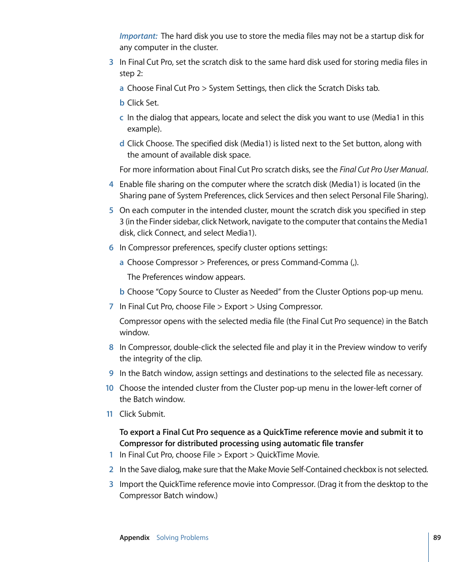 Apple Qmaster 3 User Manual | Page 89 / 94