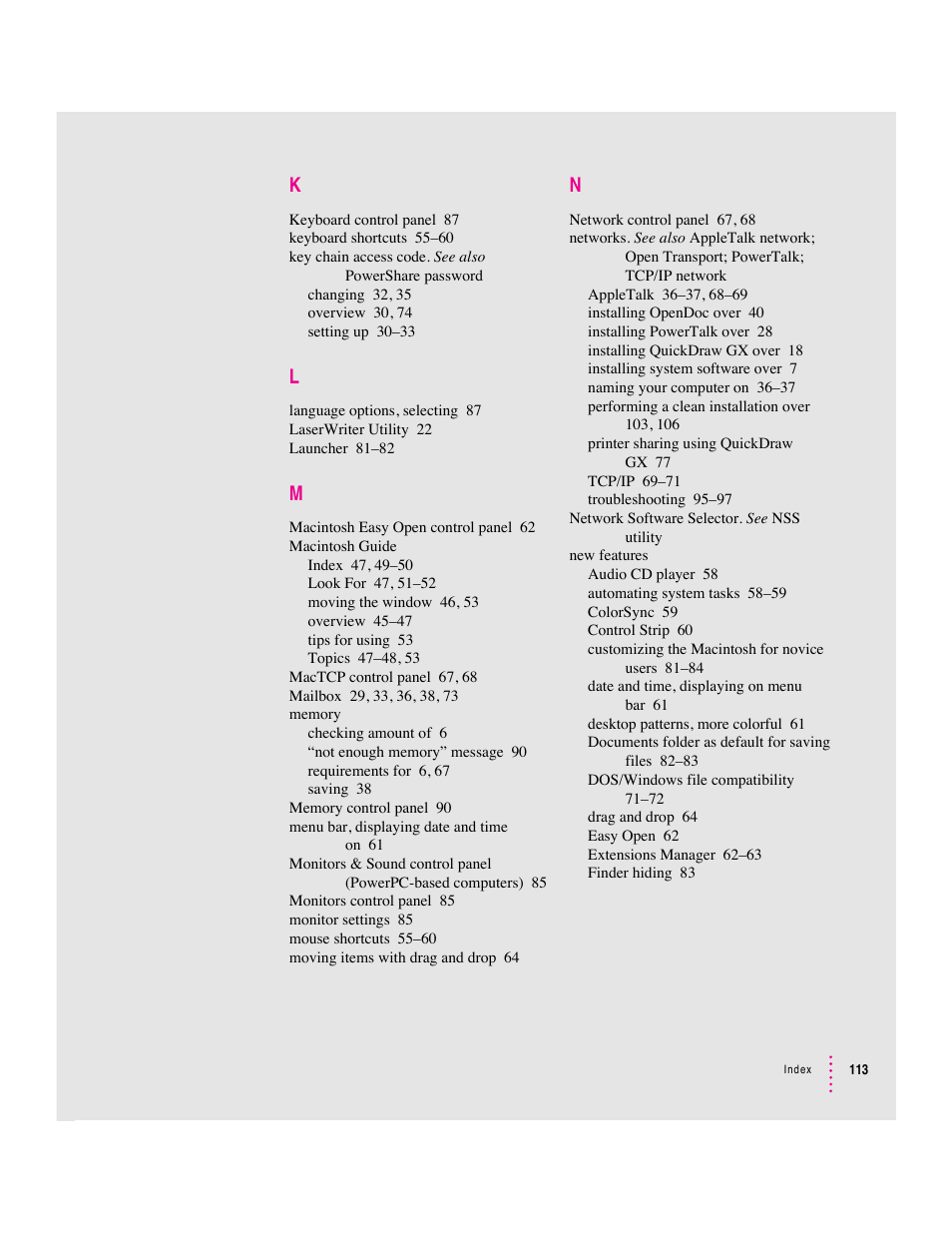 Apple Macintosh System 7.5 User Manual | Page 121 / 126