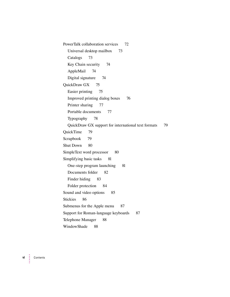 Apple Macintosh System 7.5 User Manual | Page 6 / 126