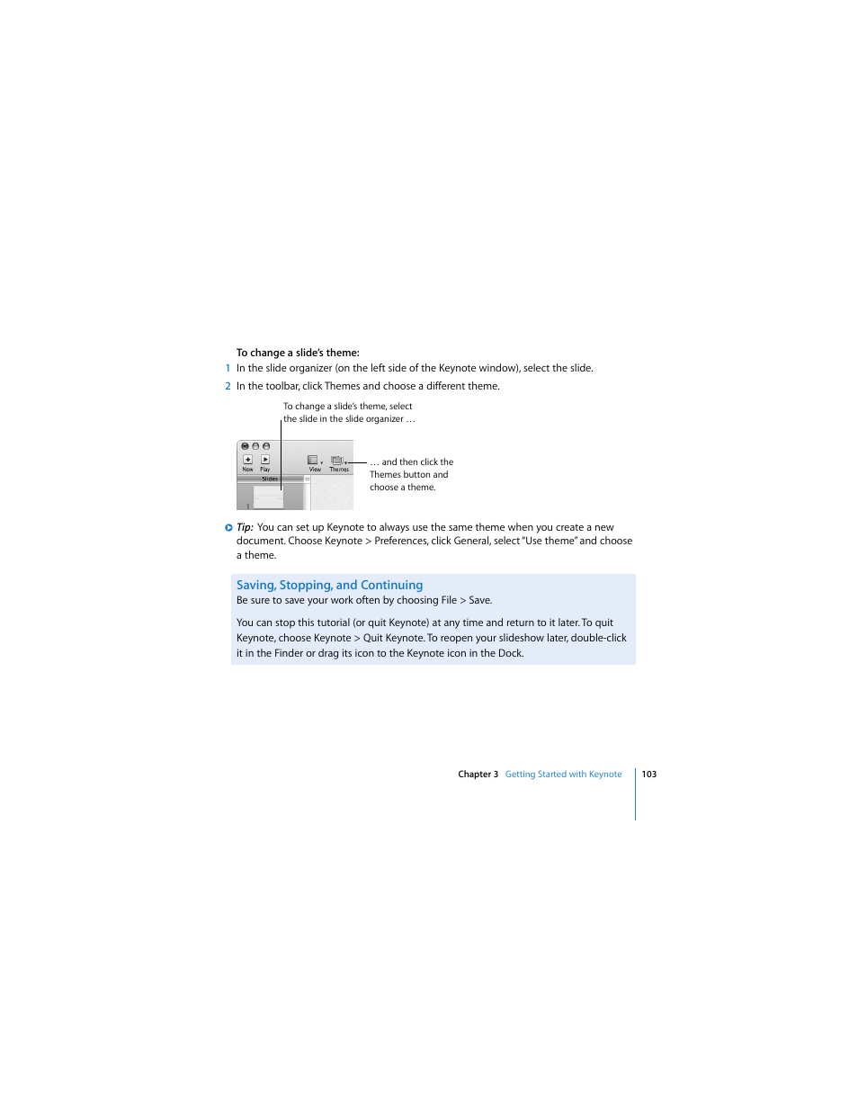 Apple iWork '08 User Manual | Page 103 / 132