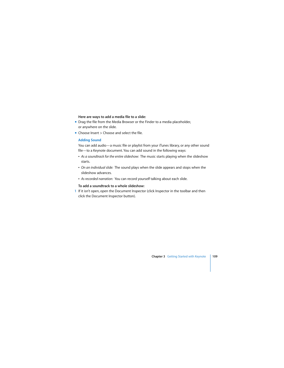 Apple iWork '08 User Manual | Page 109 / 132