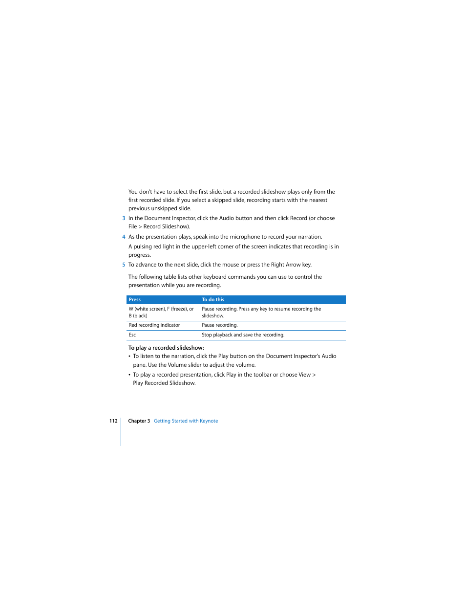 Apple iWork '08 User Manual | Page 112 / 132