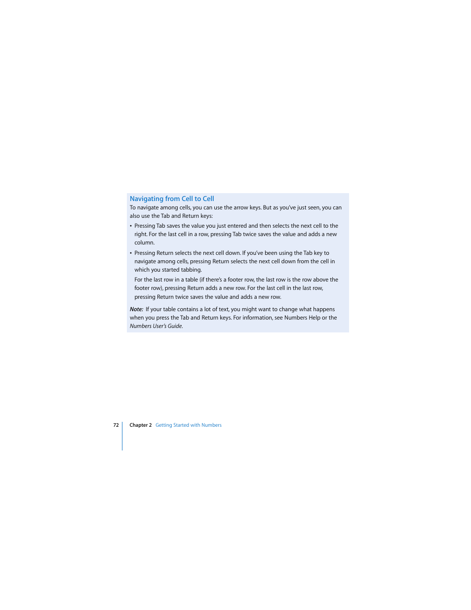 Apple iWork '08 User Manual | Page 72 / 132