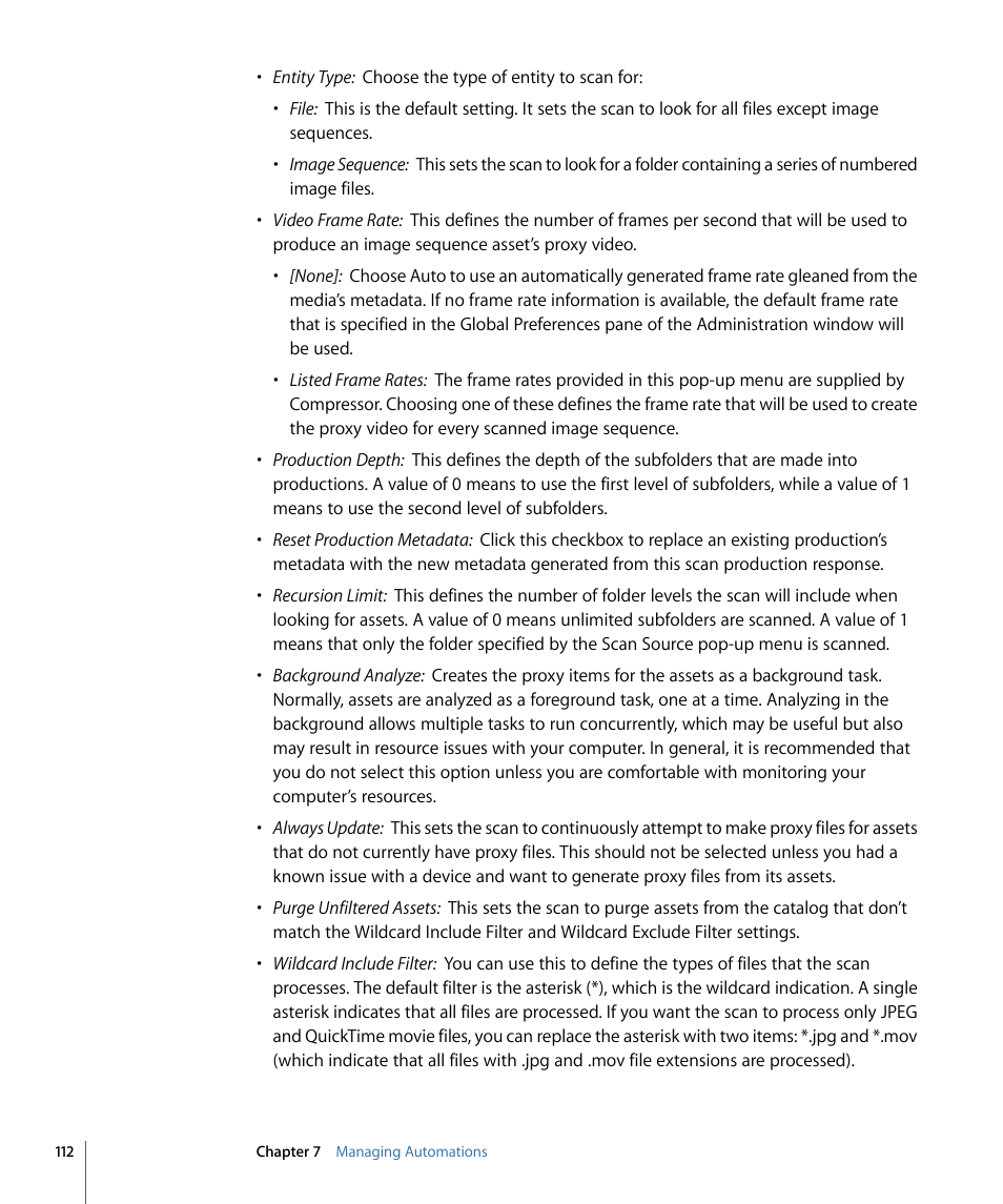 Apple Final Cut Server 1.5 User Manual | Page 112 / 140