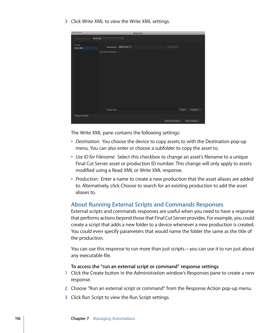 Apple Final Cut Server 1.5 User Manual | Page 116 / 140