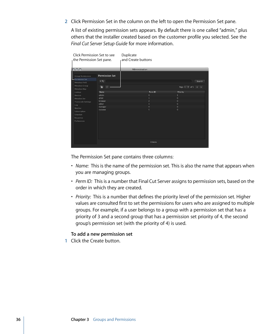 Apple Final Cut Server 1.5 User Manual | Page 36 / 140