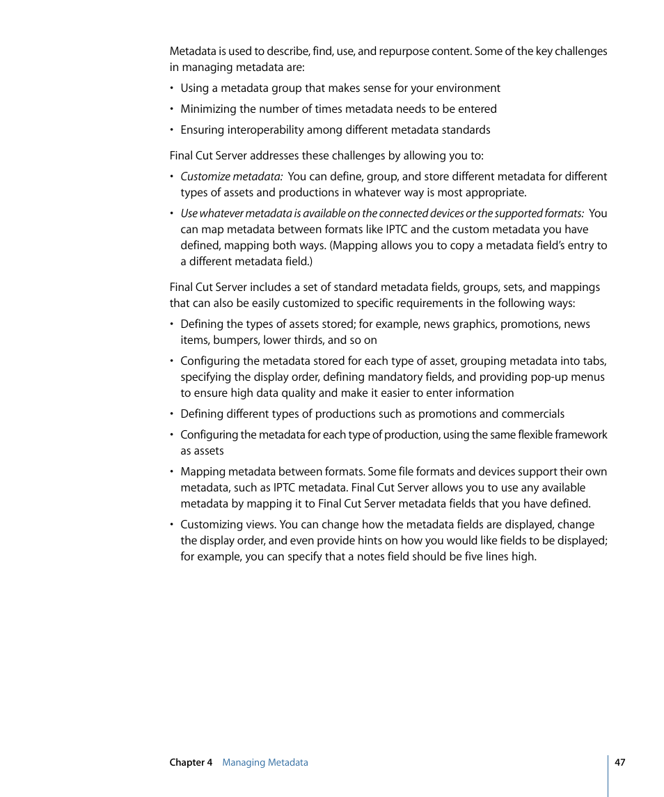 Apple Final Cut Server 1.5 User Manual | Page 47 / 140
