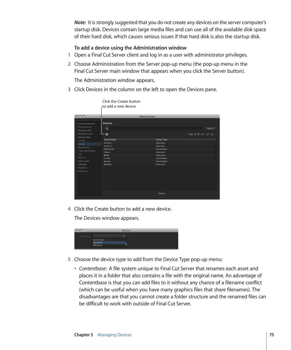 Apple Final Cut Server 1.5 User Manual | Page 75 / 140