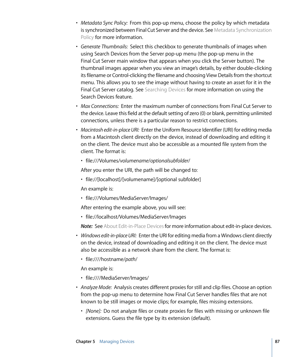 Apple Final Cut Server 1.5 User Manual | Page 87 / 140