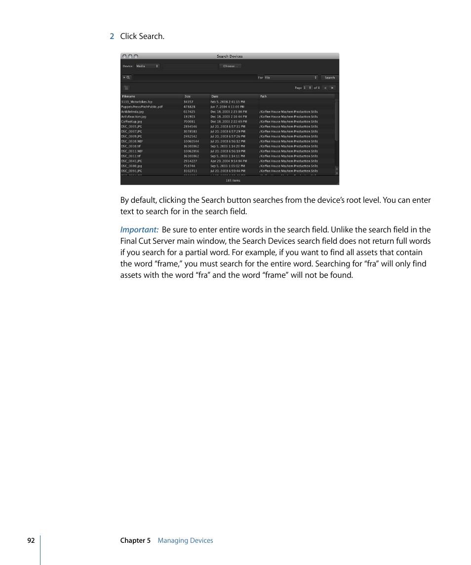 Apple Final Cut Server 1.5 User Manual | Page 92 / 140