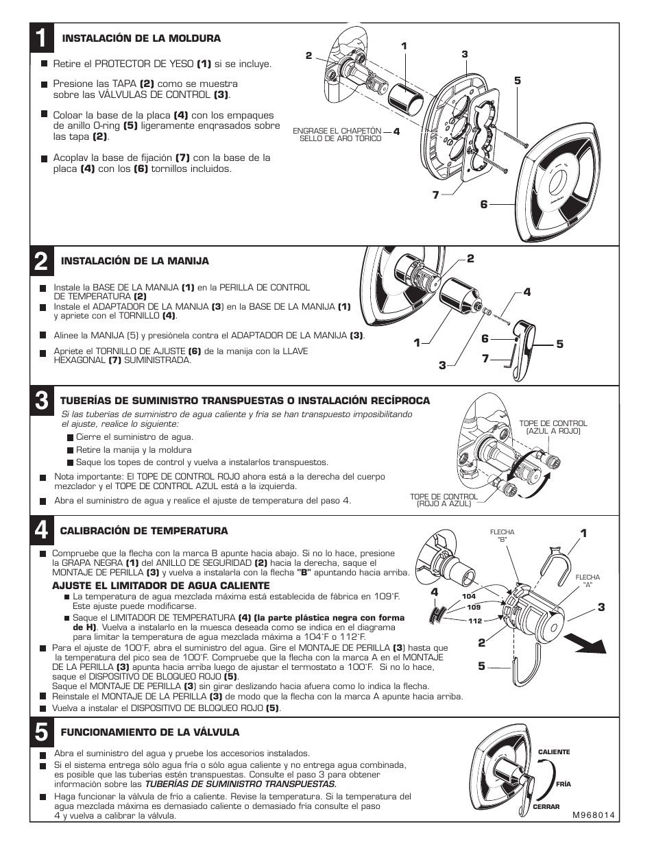 American Standard Copeland T005.730 User Manual | Page 8 / 9