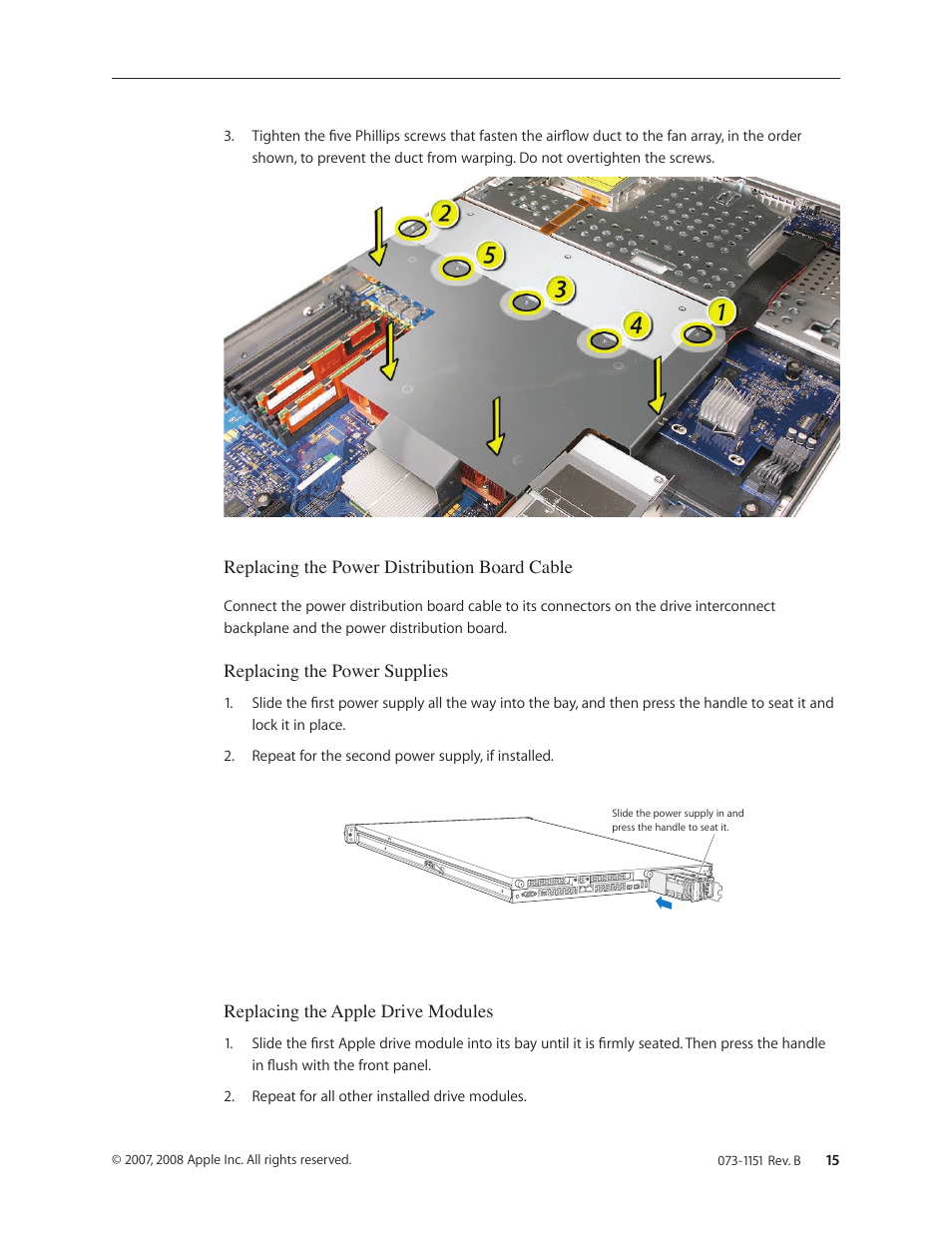 Apple Xserve (Early 2008) DIY Procedure for Xserve RAID Card Battery User Manual | Page 15 / 16