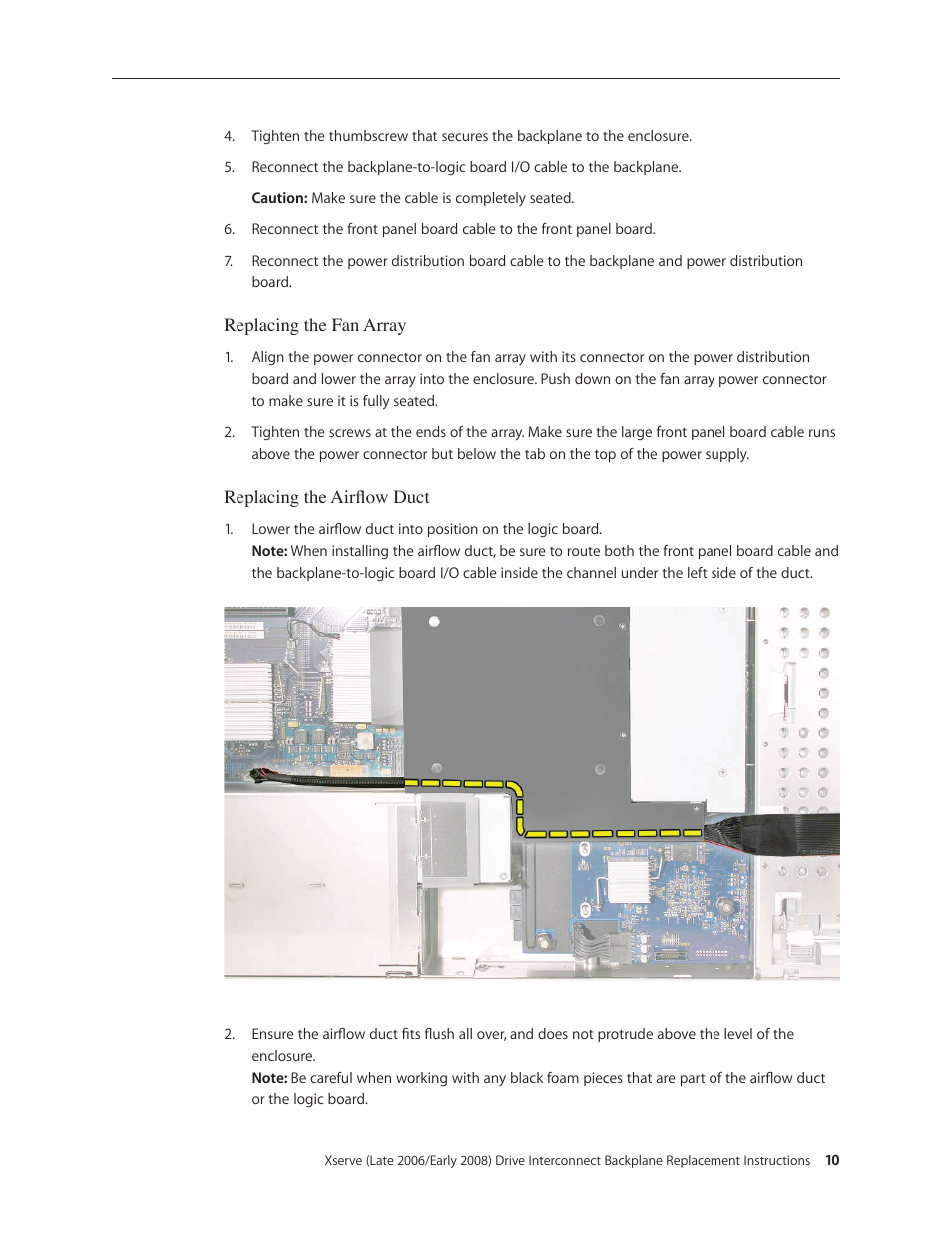 Apple Xserve (Early 2008) DIY Procedure for Drive Interconnect Backplane User Manual | Page 10 / 12