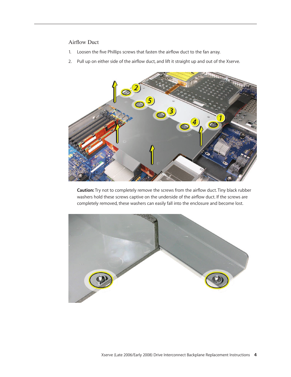 Apple Xserve (Early 2008) DIY Procedure for Drive Interconnect Backplane User Manual | Page 4 / 12