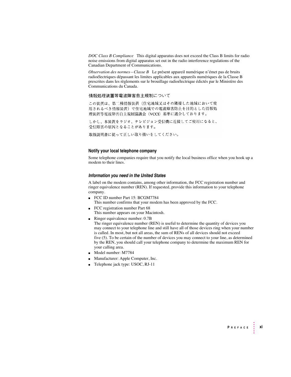 Apple Express Fax/Modem User Manual | Page 10 / 185