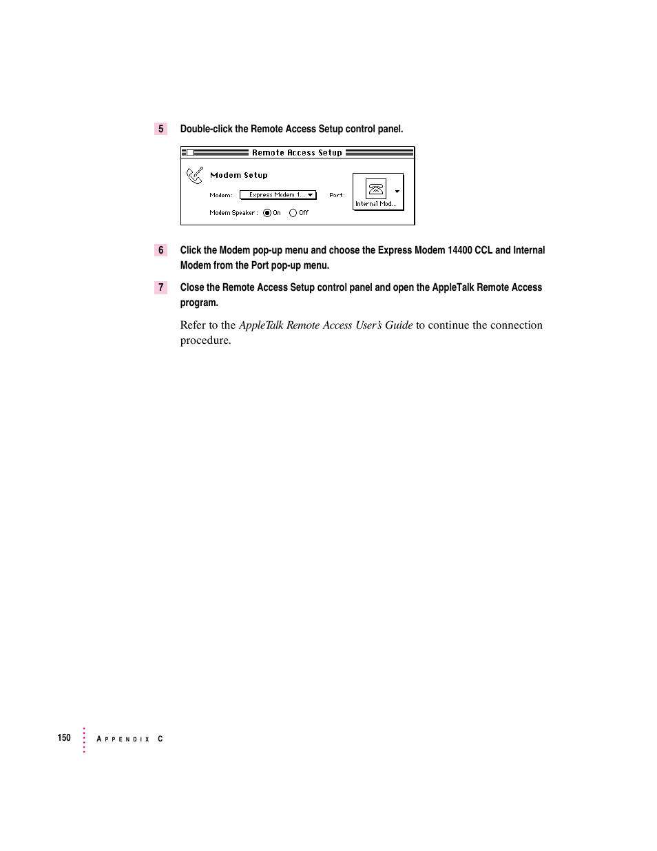 Apple Express Fax/Modem User Manual | Page 162 / 185