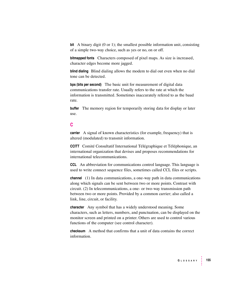 Apple Express Fax/Modem User Manual | Page 167 / 185