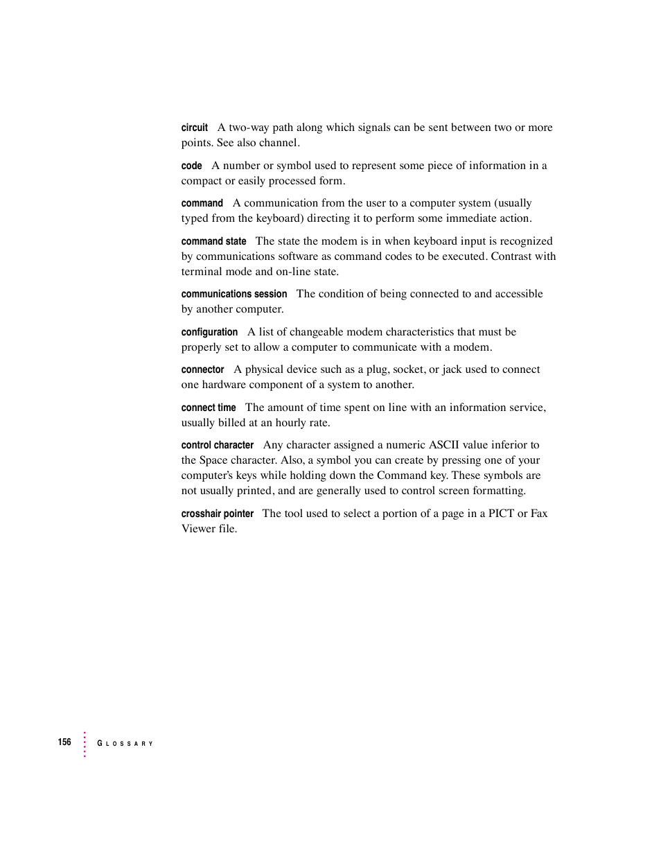 Apple Express Fax/Modem User Manual | Page 168 / 185