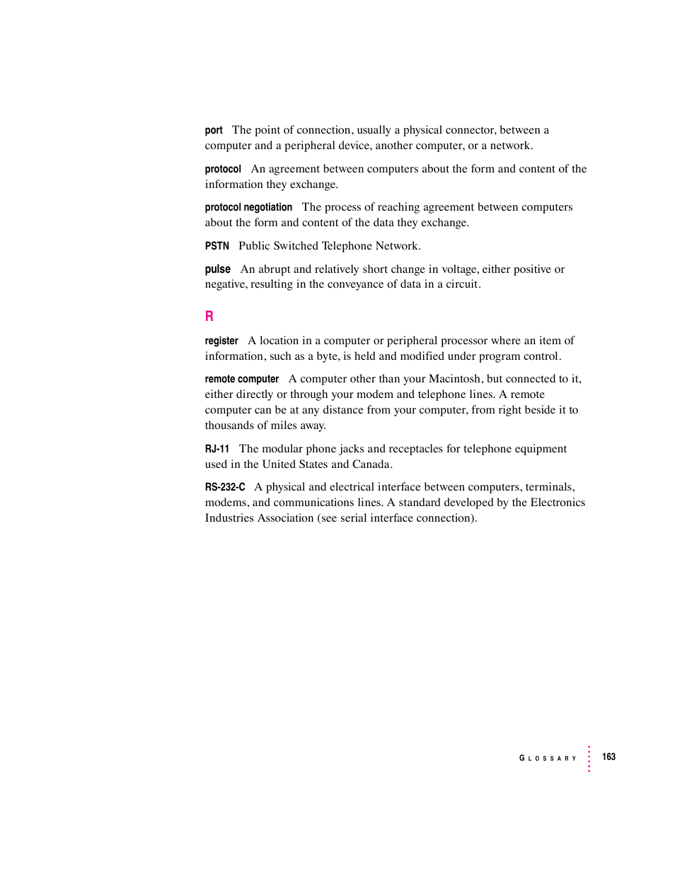 Apple Express Fax/Modem User Manual | Page 175 / 185