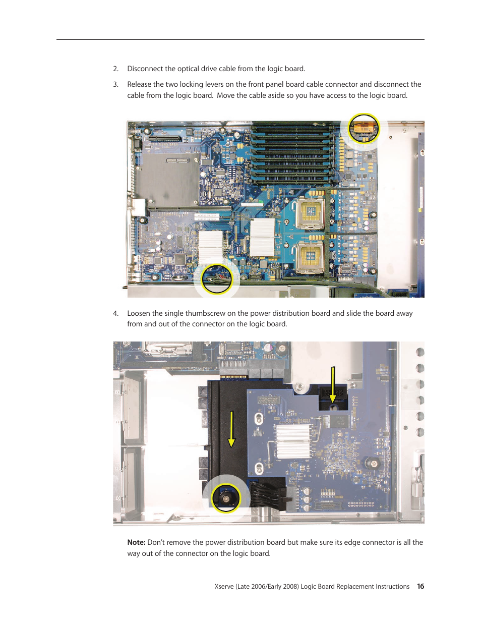 Apple Xserve (Early 2008) DIY Procedure for Logic Board User Manual | Page 16 / 31