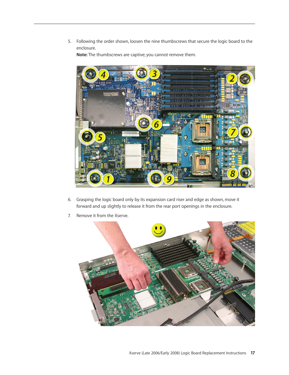 Apple Xserve (Early 2008) DIY Procedure for Logic Board User Manual | Page 17 / 31