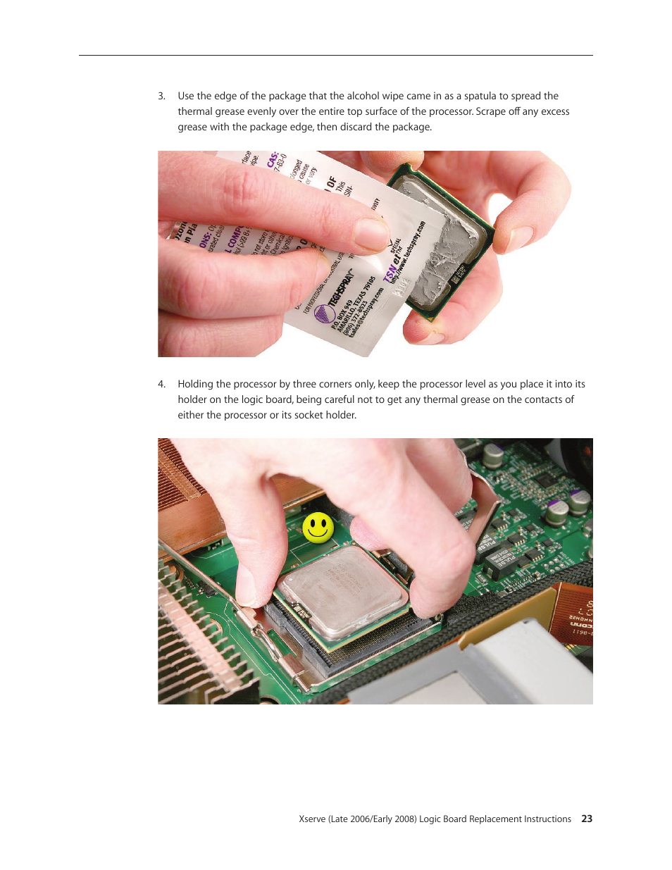 Apple Xserve (Early 2008) DIY Procedure for Logic Board User Manual | Page 23 / 31