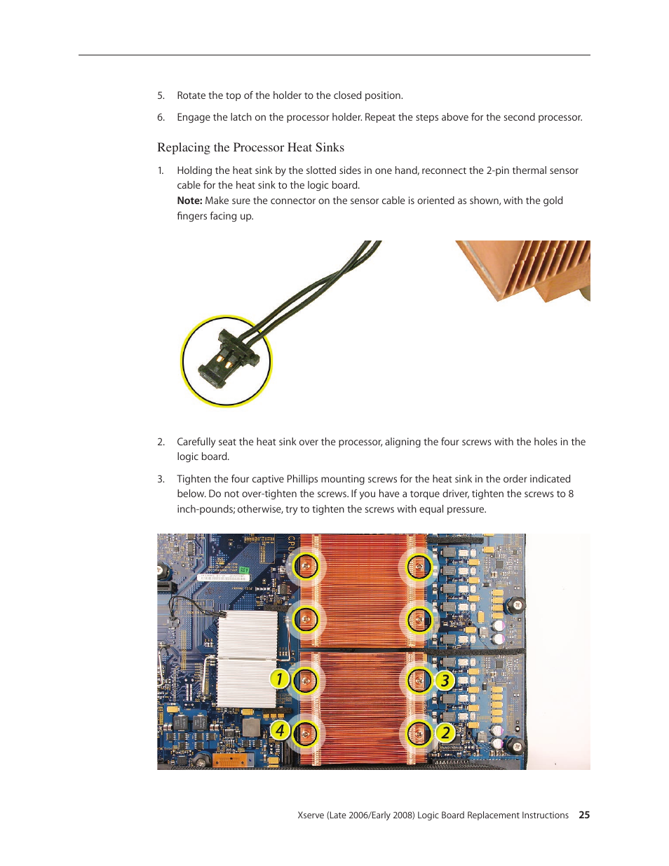 Apple Xserve (Early 2008) DIY Procedure for Logic Board User Manual | Page 25 / 31