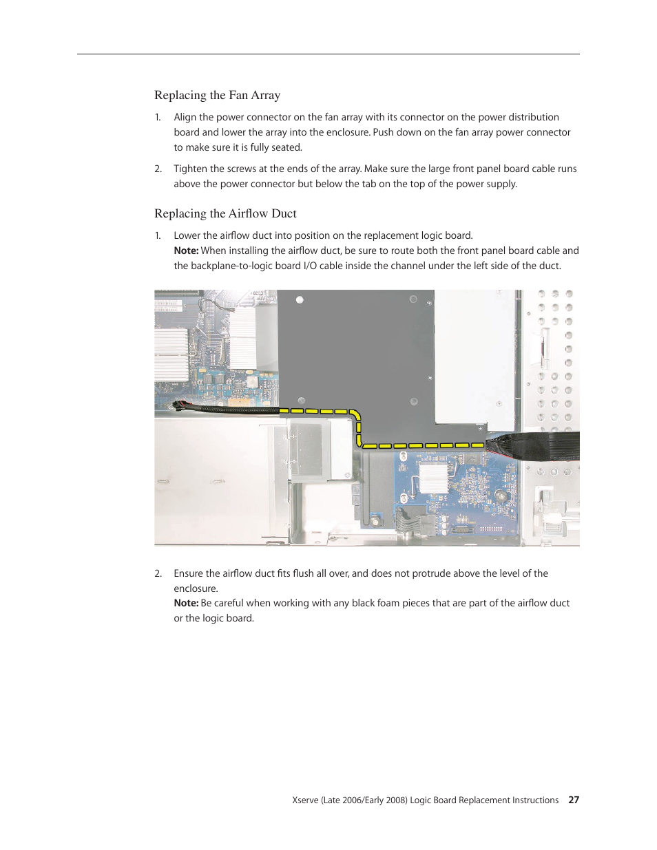 Apple Xserve (Early 2008) DIY Procedure for Logic Board User Manual | Page 27 / 31