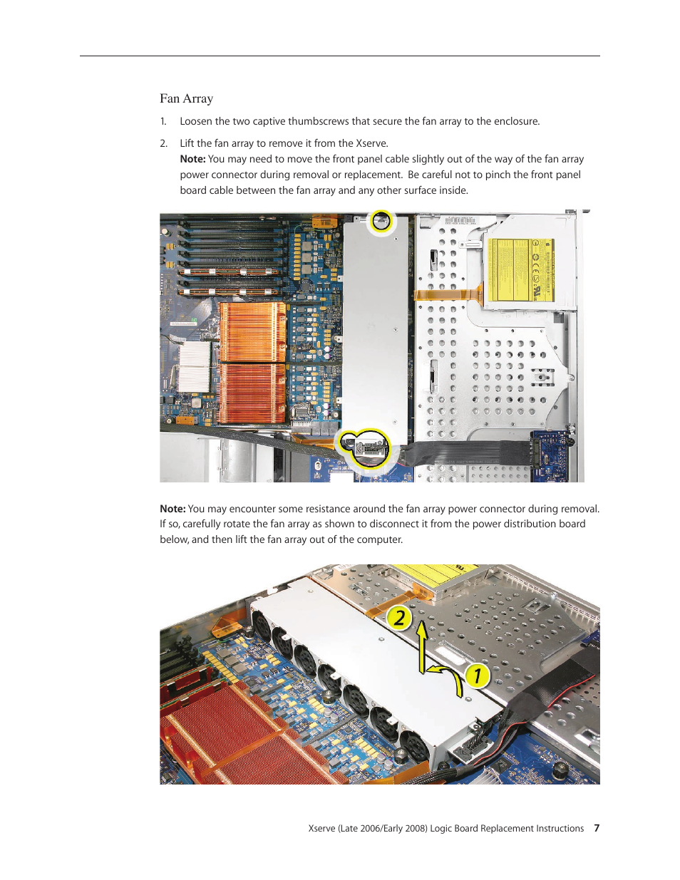 Apple Xserve (Early 2008) DIY Procedure for Logic Board User Manual | Page 7 / 31