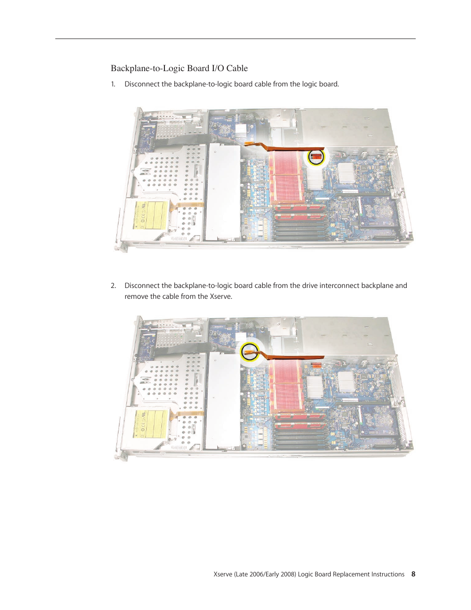 Apple Xserve (Early 2008) DIY Procedure for Logic Board User Manual | Page 8 / 31