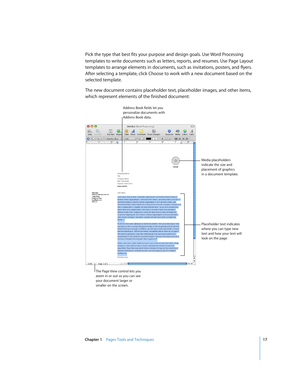Apple Pages '08 User Manual | Page 17 / 246