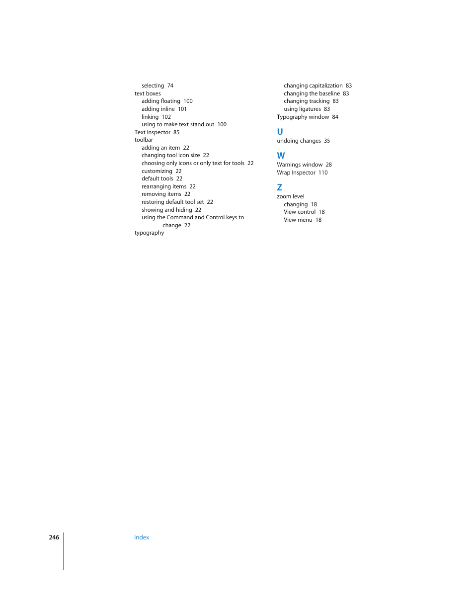 Apple Pages '08 User Manual | Page 246 / 246