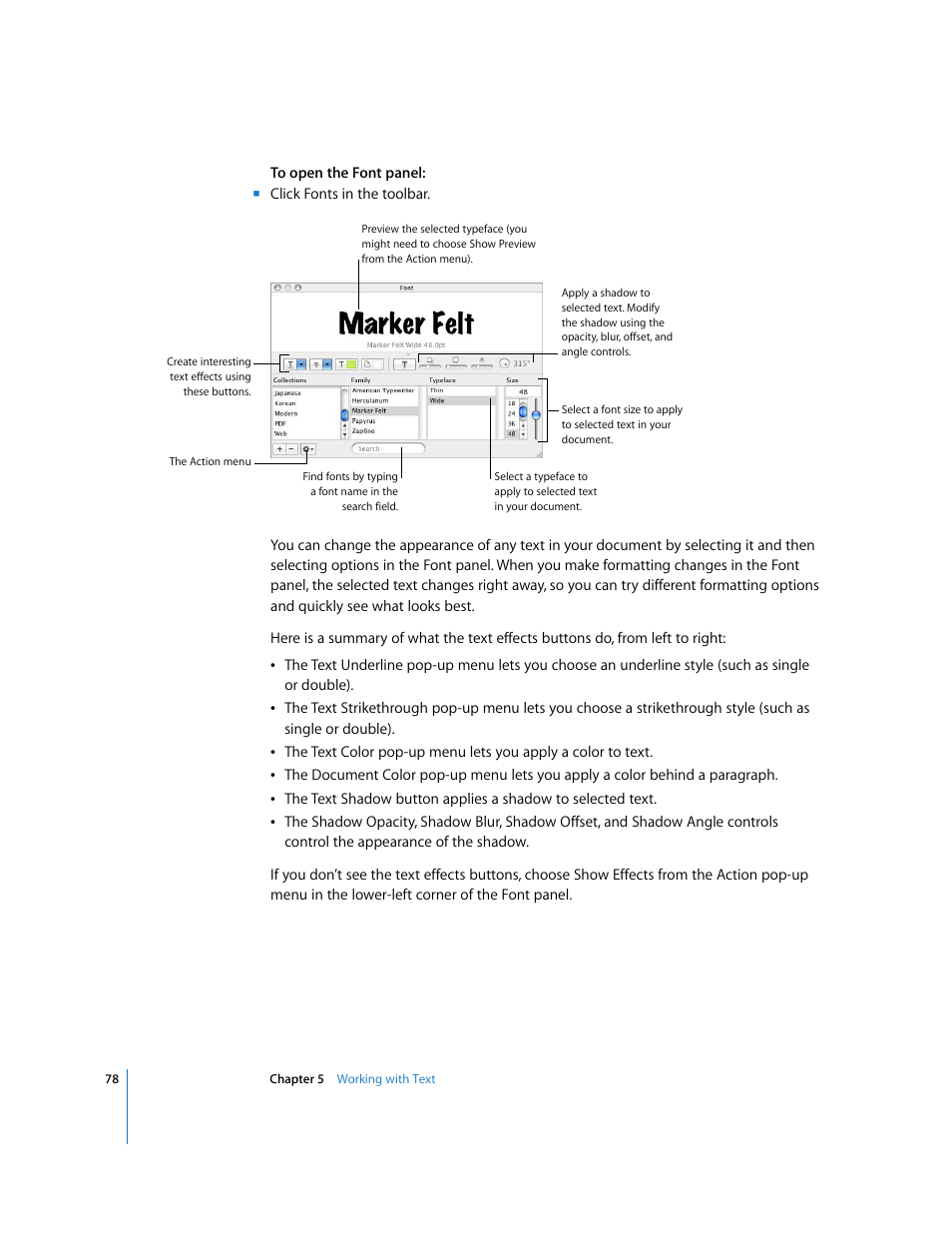 Apple Pages '08 User Manual | Page 78 / 246