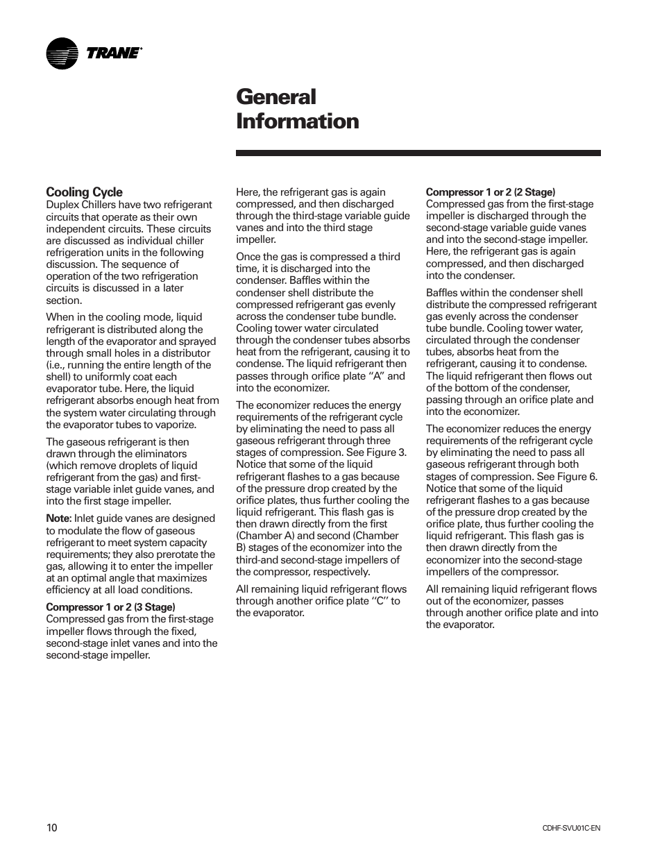General information | American Standard CH530 User Manual | Page 10 / 116