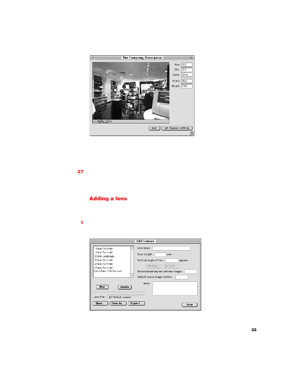 Apple QuickTime VR User Manual | Page 33 / 113