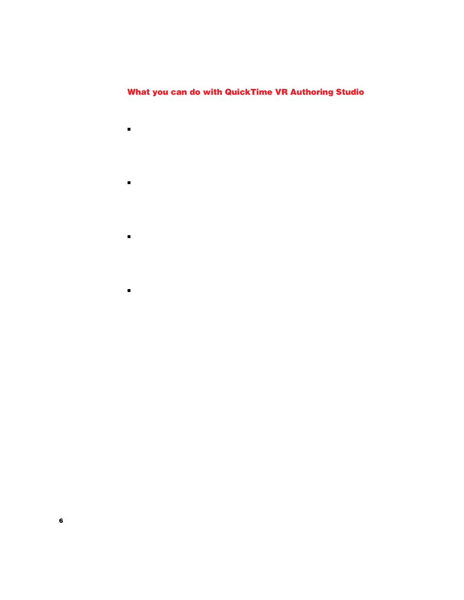 Apple QuickTime VR User Manual | Page 6 / 113